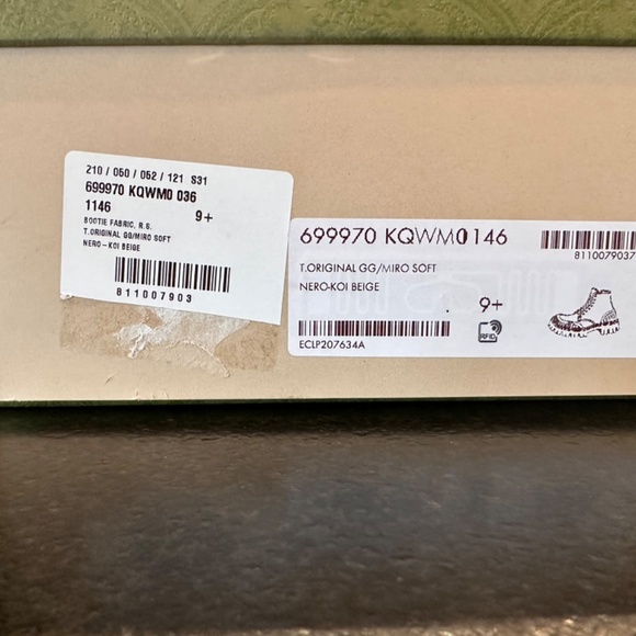 Authentic Gucci Monogram Combat men’s boots -Model: 699970 - Picture 11 of 12